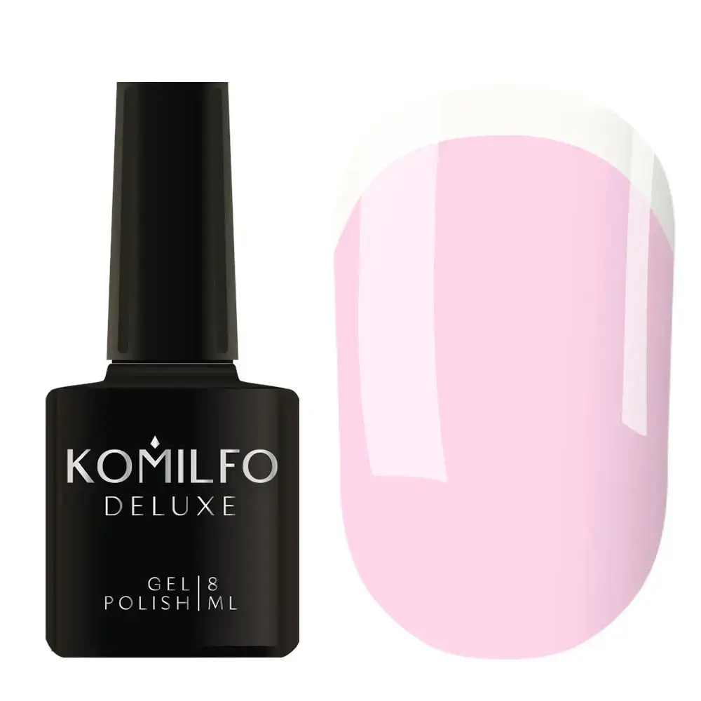 Гель-лак Komilfo French Collection №F001 (бледный лилово-розовый, эмаль, для френча), 8 мл
Гель-лак Komilfo French Collection №F001 (бледный лилово-розовый, эмаль, для френча), 8 мл