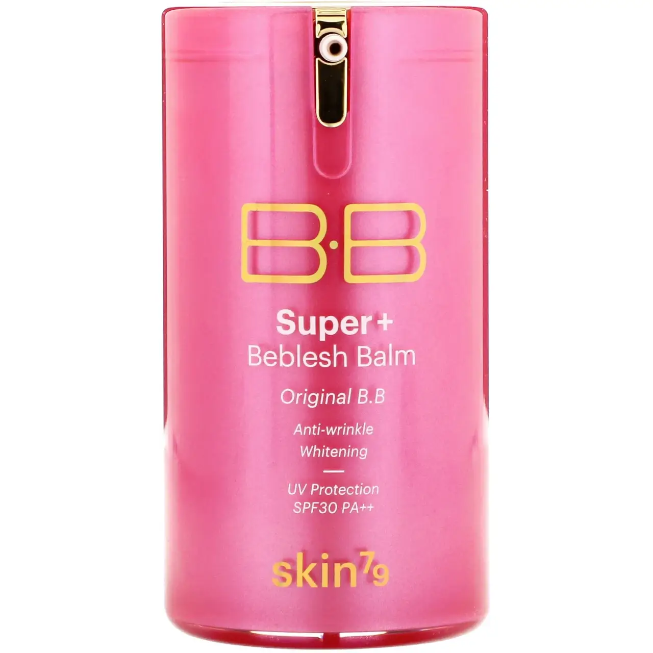 Skin79, Super+ Beblesh Balm, оригинальный BB-крем, SPF 30 PA++, розовый, 40 мл (1,35 жидк. унции)
Skin79, Super+ Beblesh Balm, оригинальный BB-крем, SPF 30 PA++, розовый, 40 мл (1,35 жидк. унции)