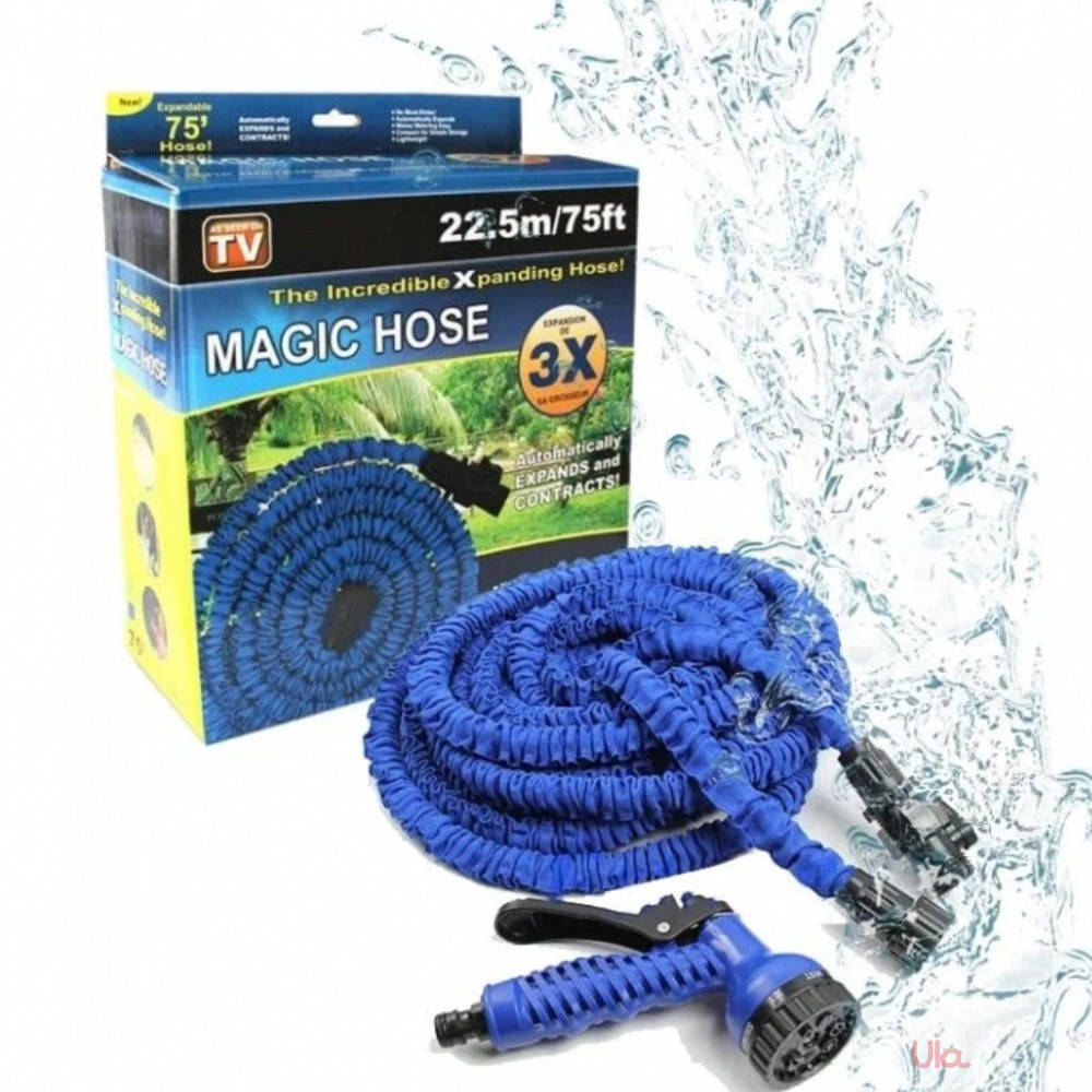 Шланг для полива 22 метров Magic Hose / Шланг поливочный растягивающийся + Подарок распылитель
Шланг для полива 22 метров Magic Hose / Шланг поливочный растягивающийся + Подарок распылитель