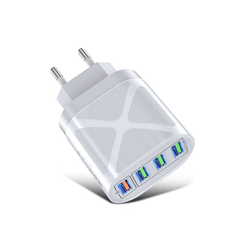 Сетевое зарядное устройство для телефона QC3.0 48W 4xUSB быстрая зарядка смартфона USLION US0167 (BK-389)
Сетевое зарядное устройство для телефона QC3.0 48W 4xUSB быстрая зарядка смартфона USLION US0167 (BK-389)