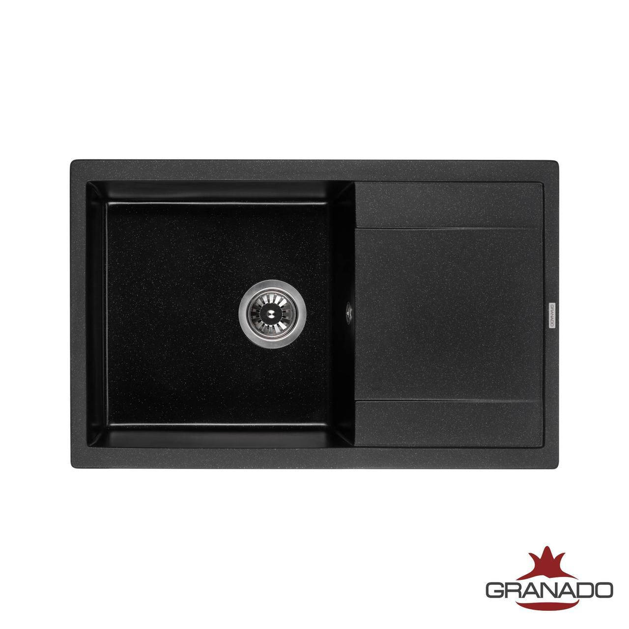 Мойка кухонная из искусственного камня Granado Alicante Black shine, Черный
Мойка кухонная из искусственного камня Granado Alicante Black shine, Черный