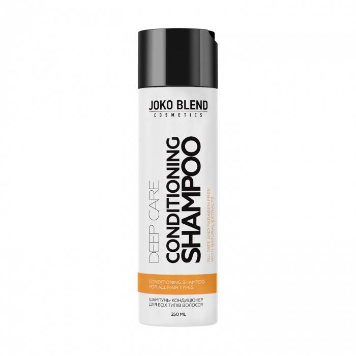 Шампунь-кондиционер безсульфатный для всех типов волос Joko Blend Deep Care Shampoo 250 мл
Шампунь-кондиционер безсульфатный для всех типов волос Joko Blend Deep Care Shampoo 250 мл