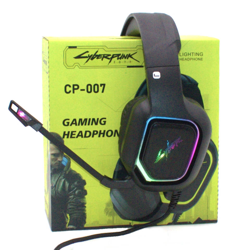 Игровые наушники проводные Cyberpunk 2077 с RGB подсветкой и микрофоном Геймерская гарнитура для ПК, Черный
Игровые наушники проводные Cyberpunk 2077 с RGB подсветкой и микрофоном Геймерская гарнитура для ПК, Черный