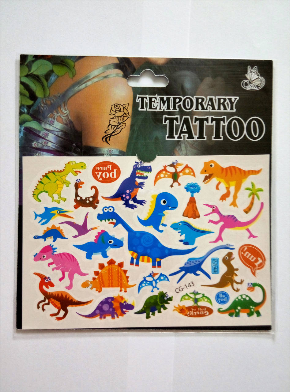 Флеш тату. 15*10 см, Переводные. Временная, Детская, Динозавры (Dinosaurs), CG-143 2348
Флеш тату. 15*10 см, Переводные. Временная, Детская, Динозавры (Dinosaurs), CG-143 2348