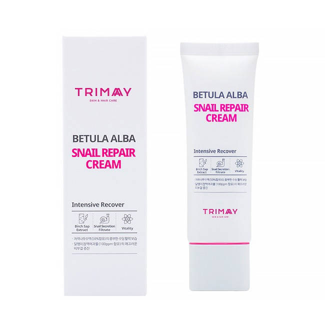 Заживляющий крем с берёзовым соком и муцином улитки Trimay Snail Repair Betula Alba Cream, 50 мл
Заживляющий крем с берёзовым соком и муцином улитки Trimay Snail Repair Betula Alba Cream, 50 мл