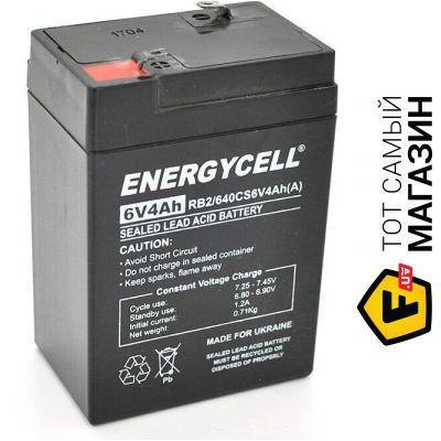 Аккумулятор свинцово-кислотный Energycell Аккумуляторная батарея RB2/640CS6V4Ah 6V 4Ah (101*70*47мм),0.71Kg
Аккумулятор свинцово-кислотный Energycell Аккумуляторная батарея RB2/640CS6V4Ah 6V 4Ah (101*70*47мм),0.71Kg