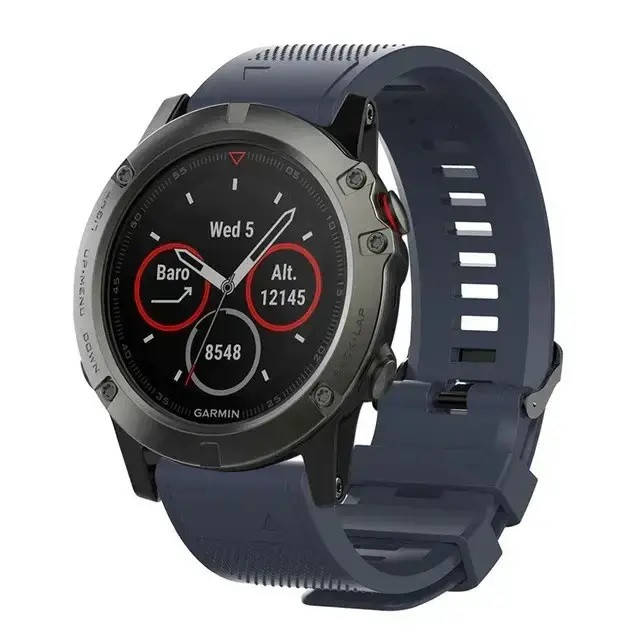 Ремешок Garmin Forerunner 935 / 945 / Fenix 5 / 5 Plus / 6 / 6Pro / Fenix 7 QuickFit (темно-синий)
Ремешок Garmin Forerunner 935 / 945 / Fenix 5 / 5 Plus / 6 / 6Pro / Fenix 7 QuickFit (темно-синий)