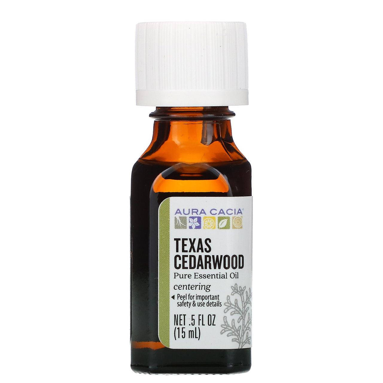 Aura Cacia, 100% чистое эфирное масло, Техасский кедр, 0,5 жидкой унции (15 мл), официальный сайт, AUR-91108
Aura Cacia, 100% чистое эфирное масло, Техасский кедр, 0,5 жидкой унции (15 мл), официальный сайт, AUR-91108