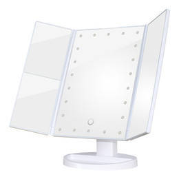 Косметическое настольное зеркало для макияжа 22 LED подсветкой, Mirror, настольное, прямоугольное, тройное
Косметическое настольное зеркало для макияжа 22 LED подсветкой, Mirror, настольное, прямоугольное, тройное