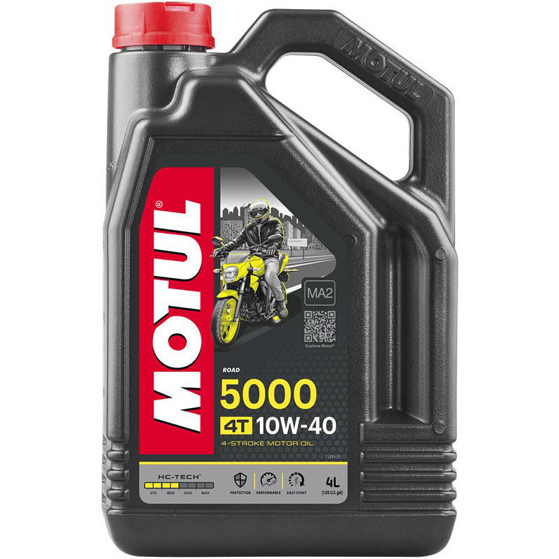 Motul 5000 4T SAE 10W-40 Полусинтетическое моторное масло для мотоциклов (836941/104056) 4л
Motul 5000 4T SAE 10W-40 Полусинтетическое моторное масло для мотоциклов (836941/104056) 4л