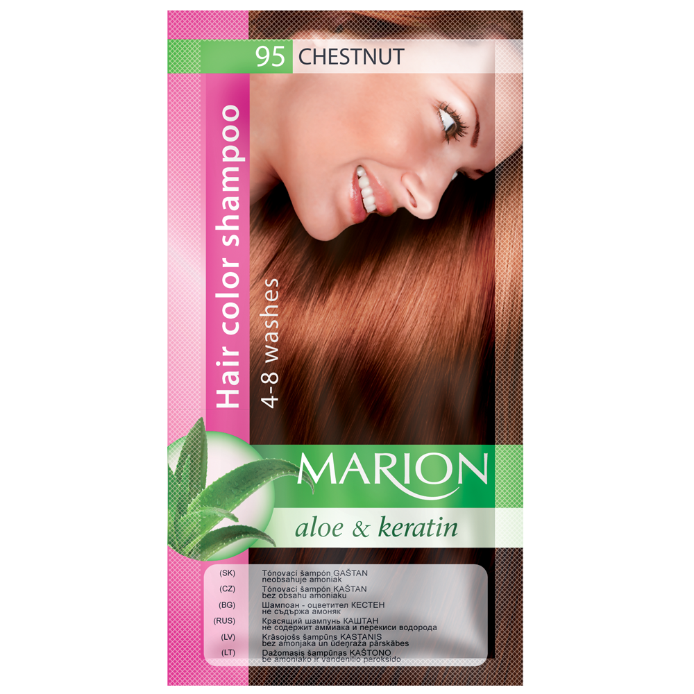 Оттеночный шампунь Marion Color № 95 Каштан 40 мл (4118013)
Оттеночный шампунь Marion Color № 95 Каштан 40 мл (4118013)