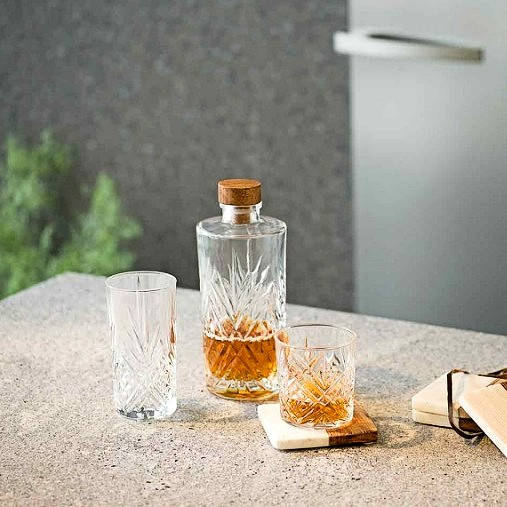 Стеклянный графин для виски с бамбуковой крышкой 900 мл Luminarc Decanter Eugene, Прозрачный
Стеклянный графин для виски с бамбуковой крышкой 900 мл Luminarc Decanter Eugene, Прозрачный