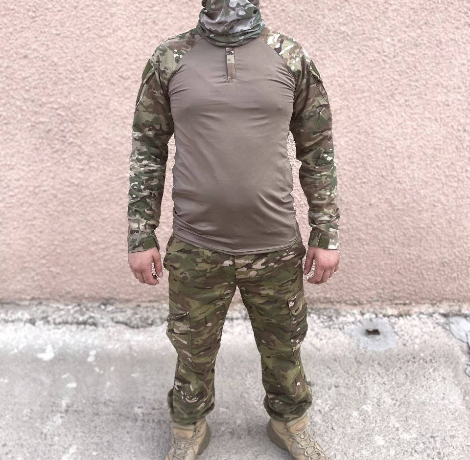 

Тактическая форма (костюм рубашка УБАКС и брюки) Мультикам XL, Камуфляж мультикам