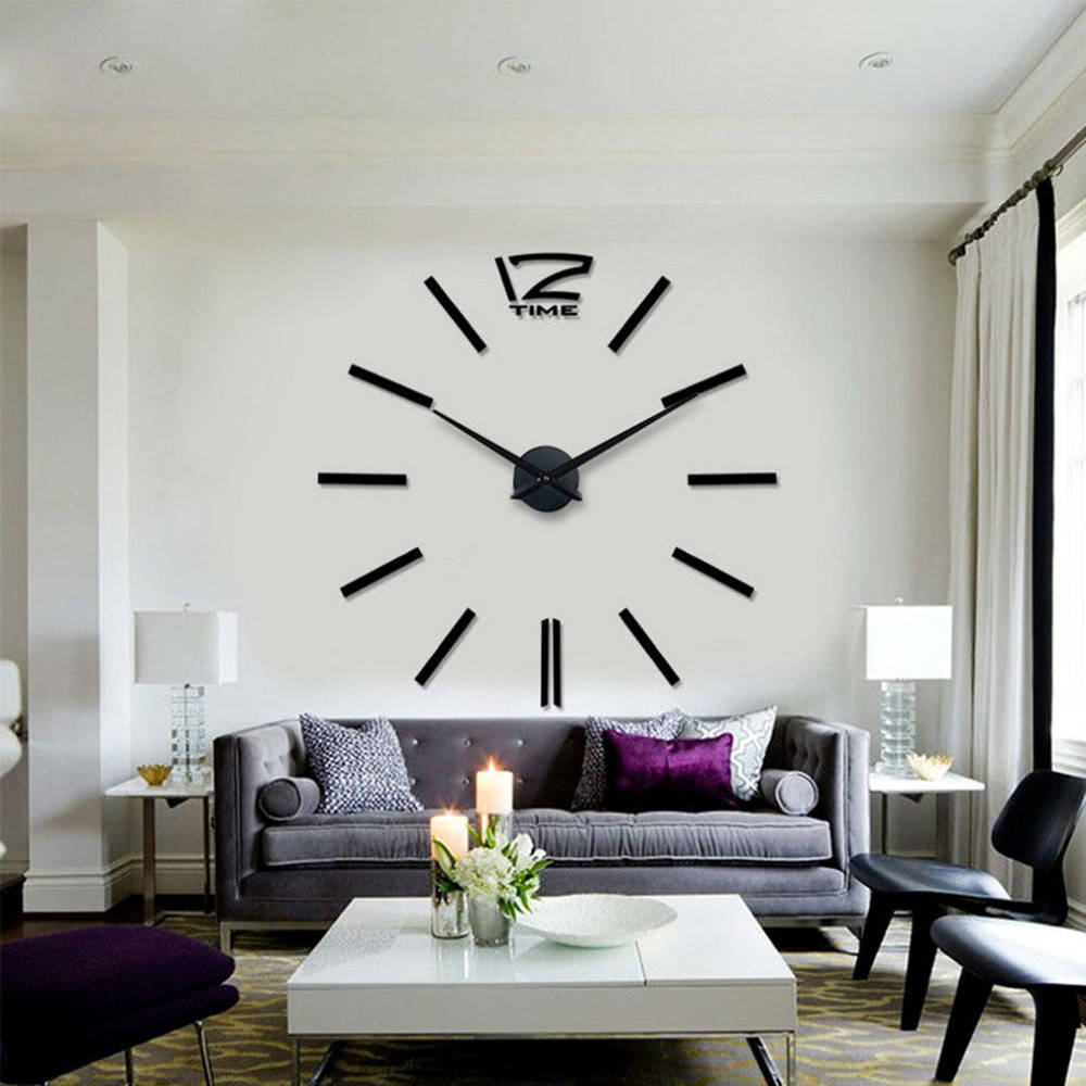 Большие Дизайнерские настенные 3Д часы 3D DIY Clock от 70 до 150см 004B Палочки Черные
Большие Дизайнерские настенные 3Д часы 3D DIY Clock от 70 до 150см 004B Палочки Черные