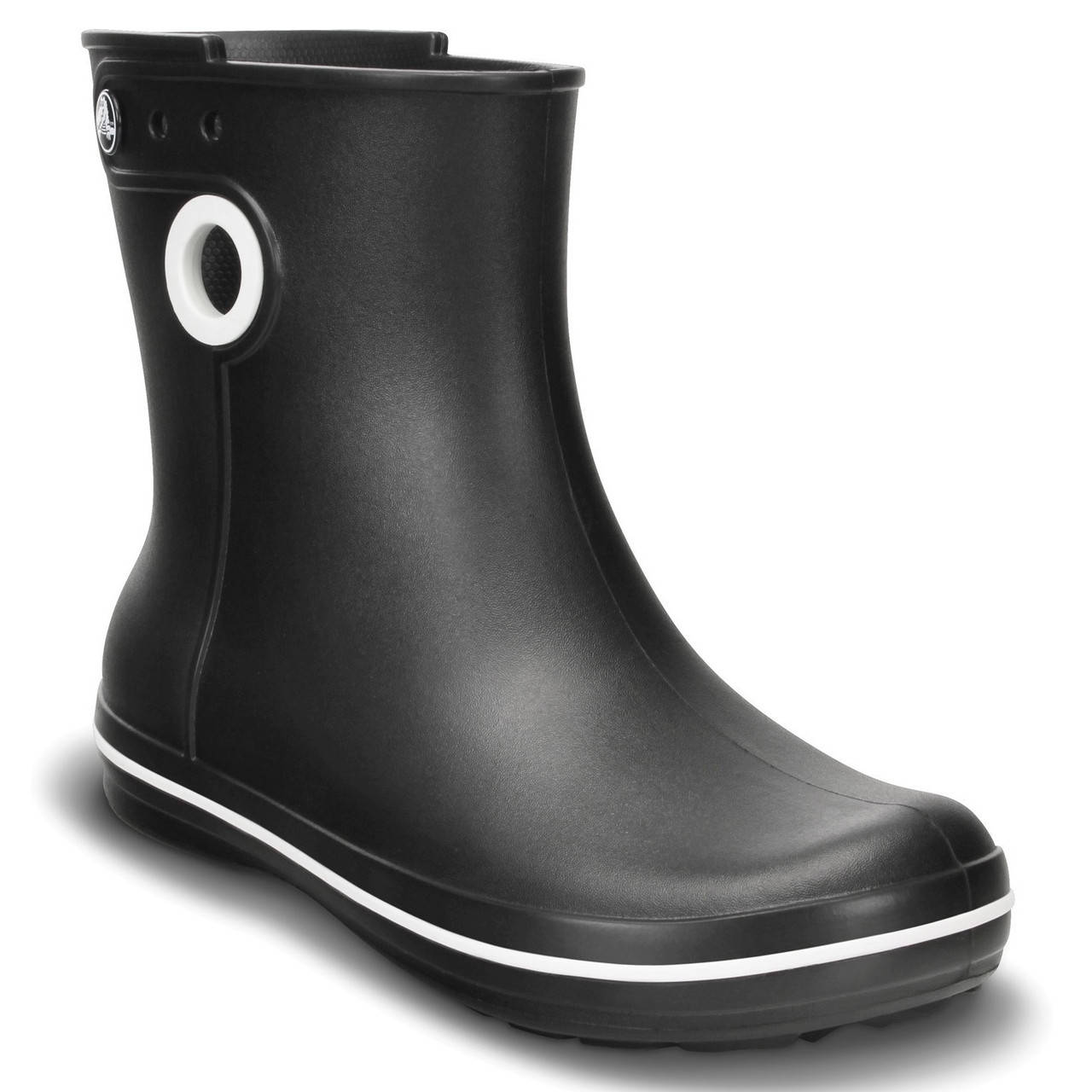 Сапоги резиновые женские короткие с кружочком / Crocs Women’s Jaunt Shorty Boot (15769), Черные 41, Черный
Сапоги резиновые женские короткие с кружочком / Crocs Women’s Jaunt Shorty Boot (15769), Черные 41, Черный