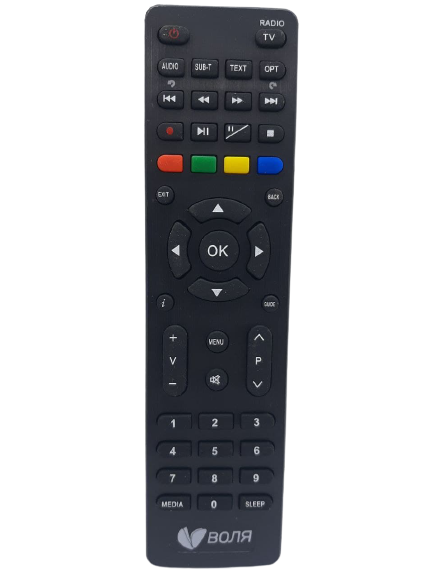 Пульт для тюнера Воля TV KAON CO3510-CO3060 + подбор пульта по модели телевизора, Черный
Пульт для тюнера Воля TV KAON CO3510-CO3060 + подбор пульта по модели телевизора, Черный