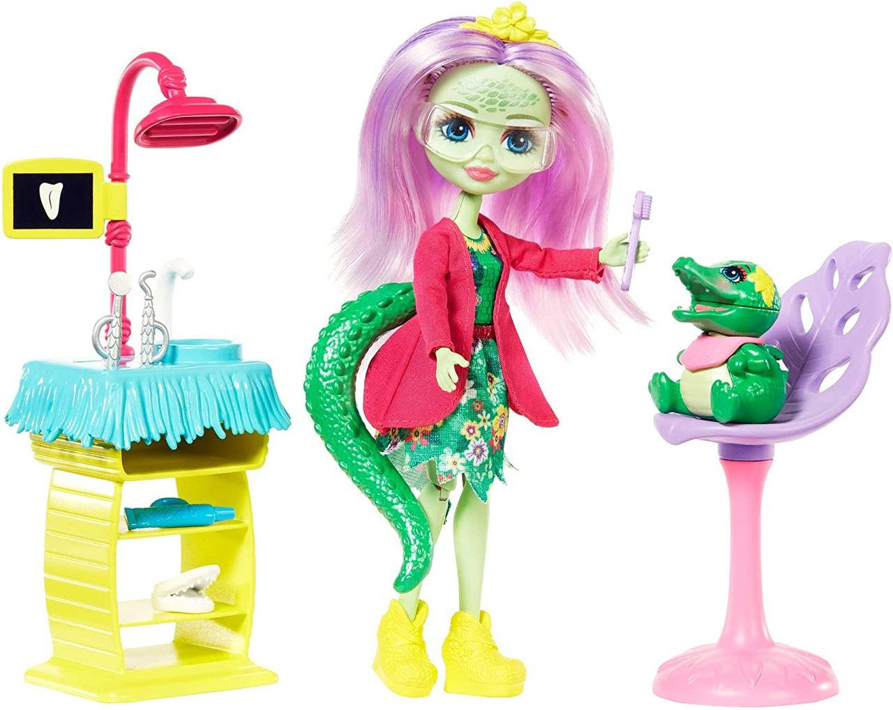 Игровой набор Enchantimals Smilin’ Dentist Визит к дантисту Алигатора Энди (GFN55)
Игровой набор Enchantimals Smilin’ Dentist Визит к дантисту Алигатора Энди (GFN55)