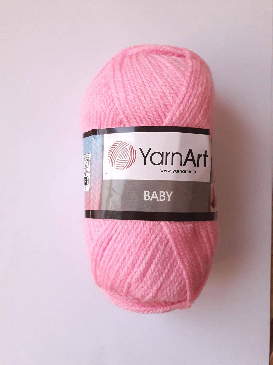 Нитки для вязания, пряжа акриловая детская Baby YarnArt, 100% акрил 50 гр., 150 м, Колір 10119 , рожевий, Розовый
Нитки для вязания, пряжа акриловая детская Baby YarnArt, 100% акрил 50 гр., 150 м, Колір 10119 , рожевий, Розовый
