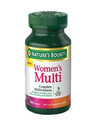 Nature's Bounty Complete Women's Multivitamin, Женские витамины (100 таб.)
Nature's Bounty Complete Women's Multivitamin, Женские витамины (100 таб.)