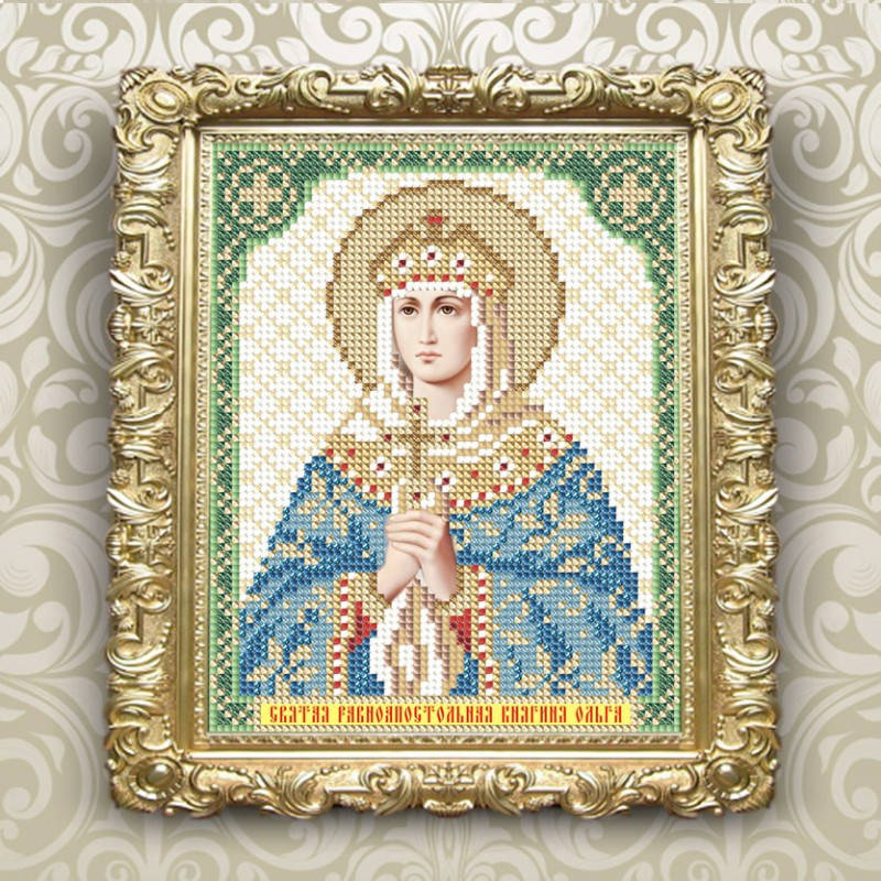 Схема для вишивки бісером Свята Рівноапостольна Княгиня Ольга VIA5178 
Схема для вишивки бісером Свята Рівноапостольна Княгиня Ольга VIA5178