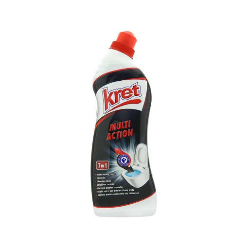 Kret гель для чистки унитаза 750 мл - Multi action 7в1