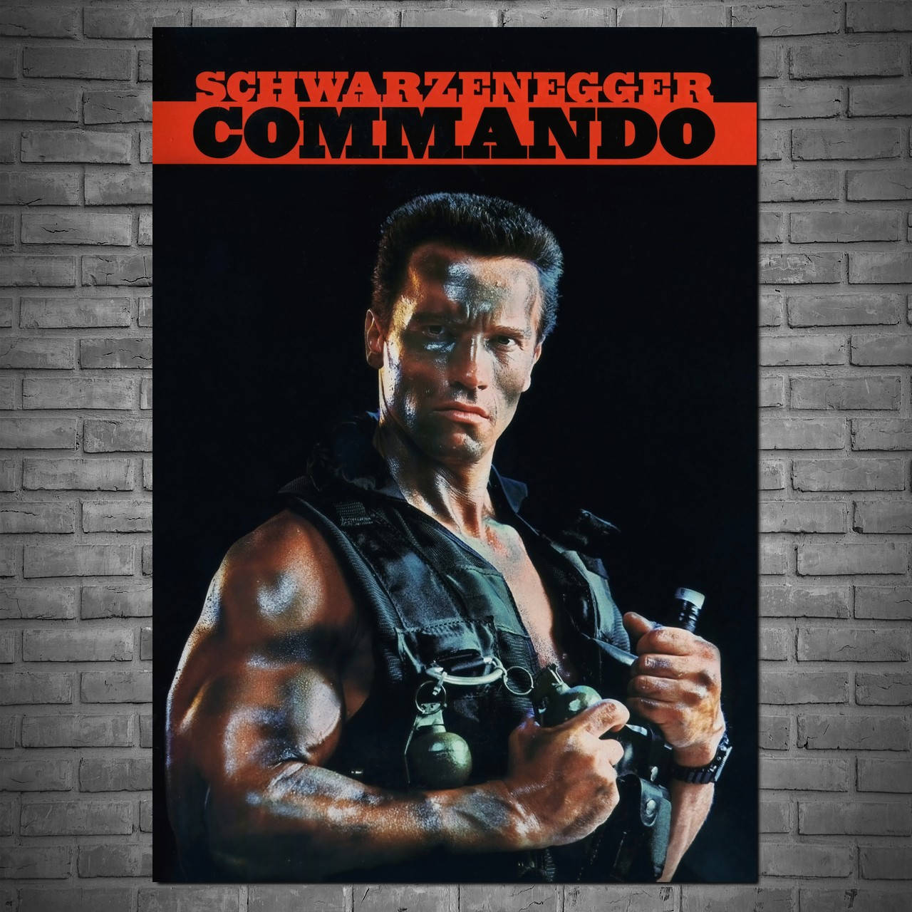 Плакат "Коммандо, Арнольд Шварценеггер, Commando (1985)" (артикул 5162) 42, Полуглянец, 30
Плакат "Коммандо, Арнольд Шварценеггер, Commando (1985)" (артикул 5162) 42, Полуглянец, 30