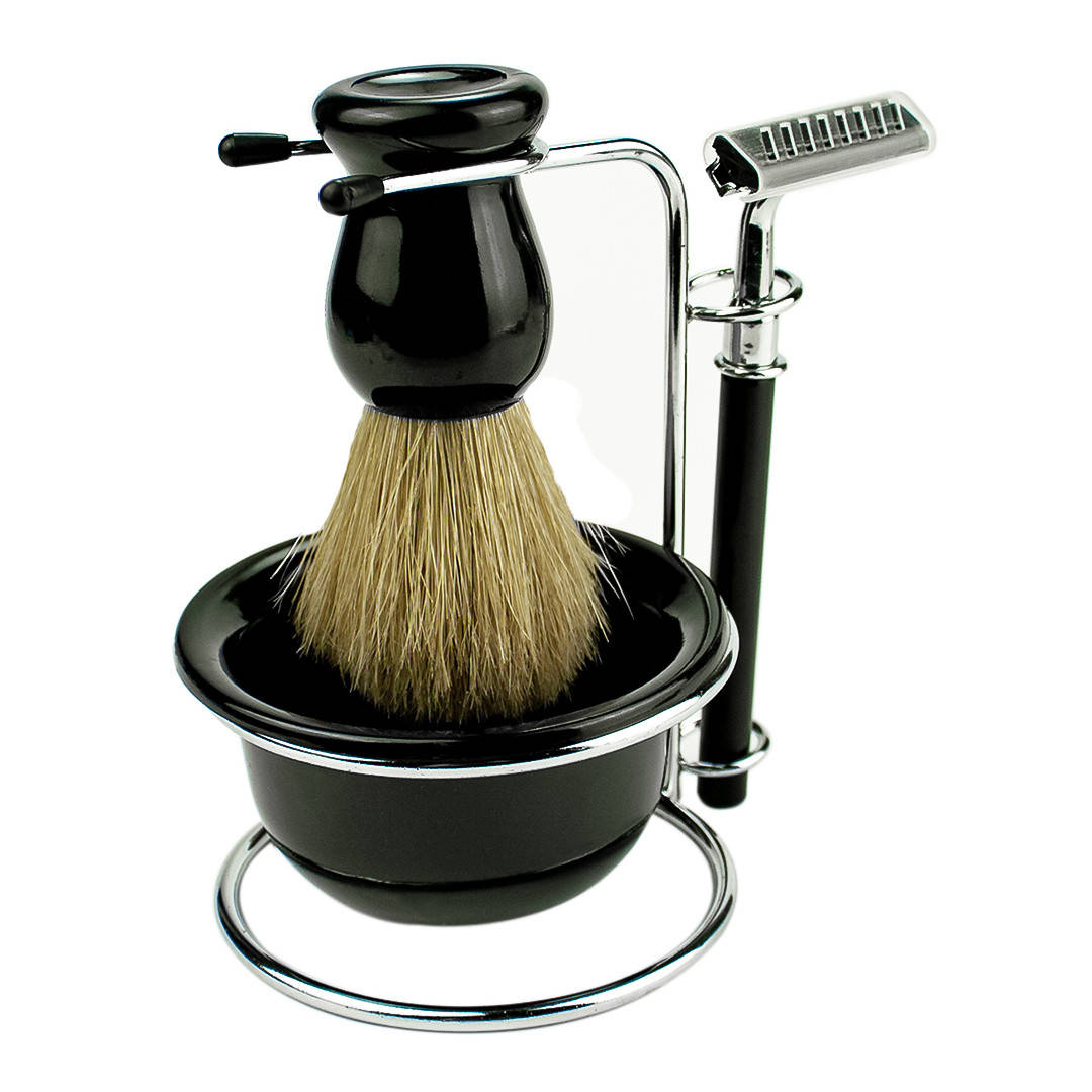 Набор для бритья (набор для барбера, для парикмахера, barber, кисточка помазок, бритва)
Набор для бритья (набор для барбера, для парикмахера, barber, кисточка помазок, бритва)