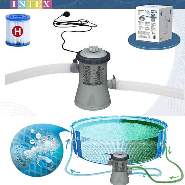 Фильтр-насос для очистки воды в бассейне Intex диаметром 244-305 см 1250 Л / Ч Фильтрующий насос
Фильтр-насос для очистки воды в бассейне Intex диаметром 244-305 см 1250 Л / Ч Фильтрующий насос