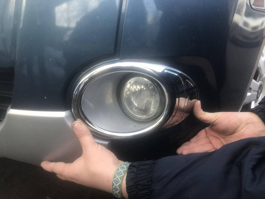 Окантовка противотуманок (2 шт, пласт) Peugeot Partner Tepee 2008-2018 гг. RSA Защитные (хром) накладки на 
Окантовка противотуманок (2 шт, пласт) Peugeot Partner Tepee 2008-2018 гг. RSA Защитные (хром) накладки на