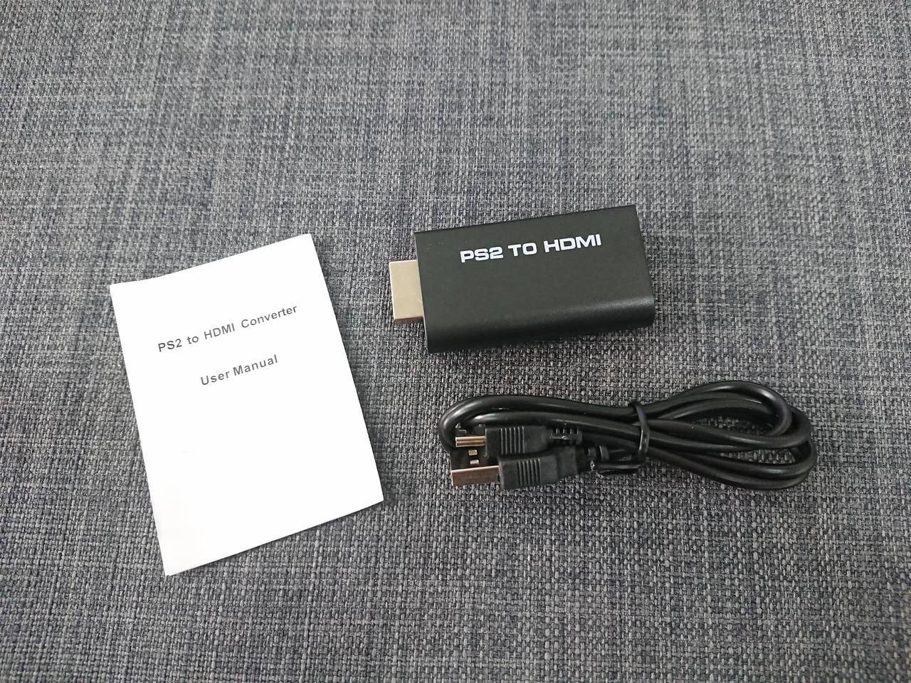 Адаптер PS2 - HDMI, конвертер видео + аудио для Sony PlayStation 2
Адаптер PS2 - HDMI, конвертер видео + аудио для Sony PlayStation 2