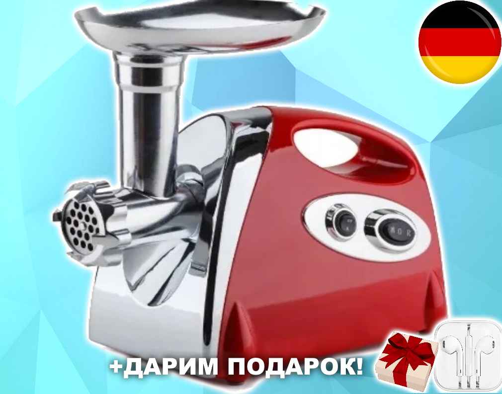 Электрическая мясорубка DOMOTEC 2019 2800 Вт бытовая электрическая мясорубка соковыжималка,Германия
Электрическая мясорубка DOMOTEC 2019 2800 Вт бытовая электрическая мясорубка соковыжималка,Германия