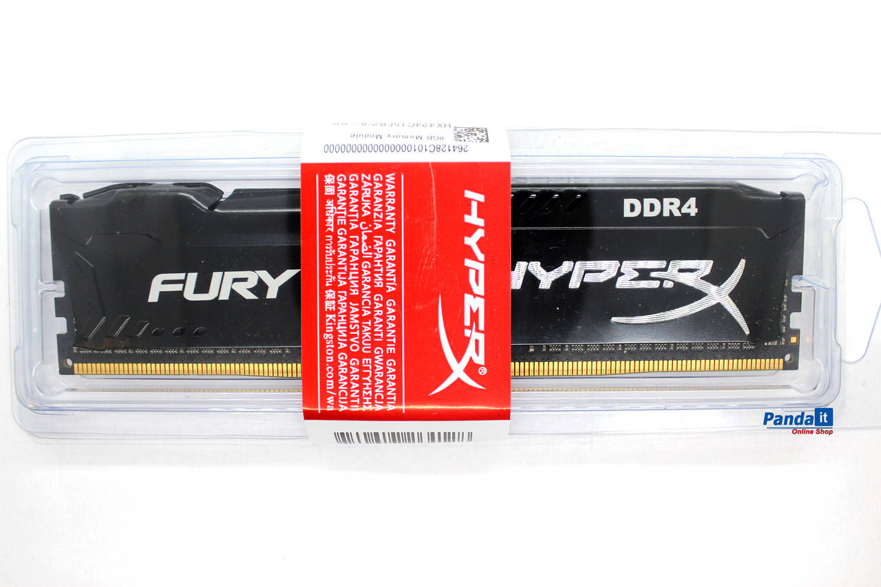Оперативная память Kingston HyperX DDR4-2400 8192MB PC4-19200 Fury Black (HX424C15FB2/8)
Оперативная память Kingston HyperX DDR4-2400 8192MB PC4-19200 Fury Black (HX424C15FB2/8)