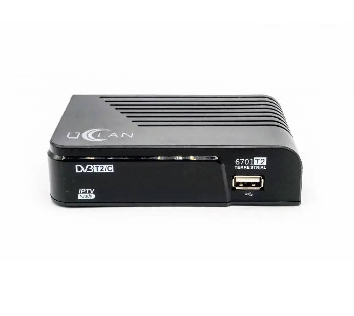 UClan 6701 T2 HD IPTV без LED - тюнер Т2 c медиаплеером, поддержкой DVB-C, интернет приложениями
UClan 6701 T2 HD IPTV без LED - тюнер Т2 c медиаплеером, поддержкой DVB-C, интернет приложениями