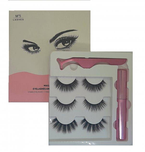 Набір Накладних Багаторазових 3D Магнітних Вій EyLux з Магнітною Рідиною та Пінцетом
Набір Накладних Багаторазових 3D Магнітних Вій EyLux з Магнітною Рідиною та Пінцетом