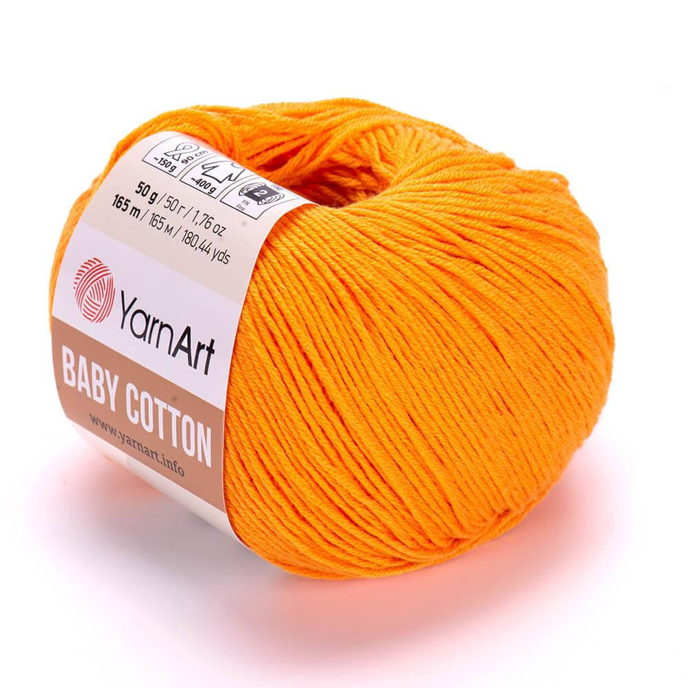 YarnArt Baby Cotton (Ярн Арт Беби Коттон) № 425 темно-желтый (Пряжа коттон, нитки для вязания)
YarnArt Baby Cotton (Ярн Арт Беби Коттон) № 425 темно-желтый (Пряжа коттон, нитки для вязания)