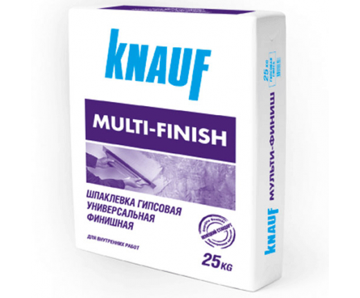 Шпаклевка гипсовая суперфинишная MULTI-FINISH (Мультифиниш) 25 кг Knauf
Шпаклевка гипсовая суперфинишная MULTI-FINISH (Мультифиниш) 25 кг Knauf