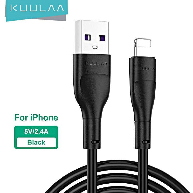 Кабель USB - Apple Lightning (1 м) провод быстрой зарядки и синхронизации KUULAA (KL-X51-L) Black, Черный
Кабель USB - Apple Lightning (1 м) провод быстрой зарядки и синхронизации KUULAA (KL-X51-L) Black, Черный
