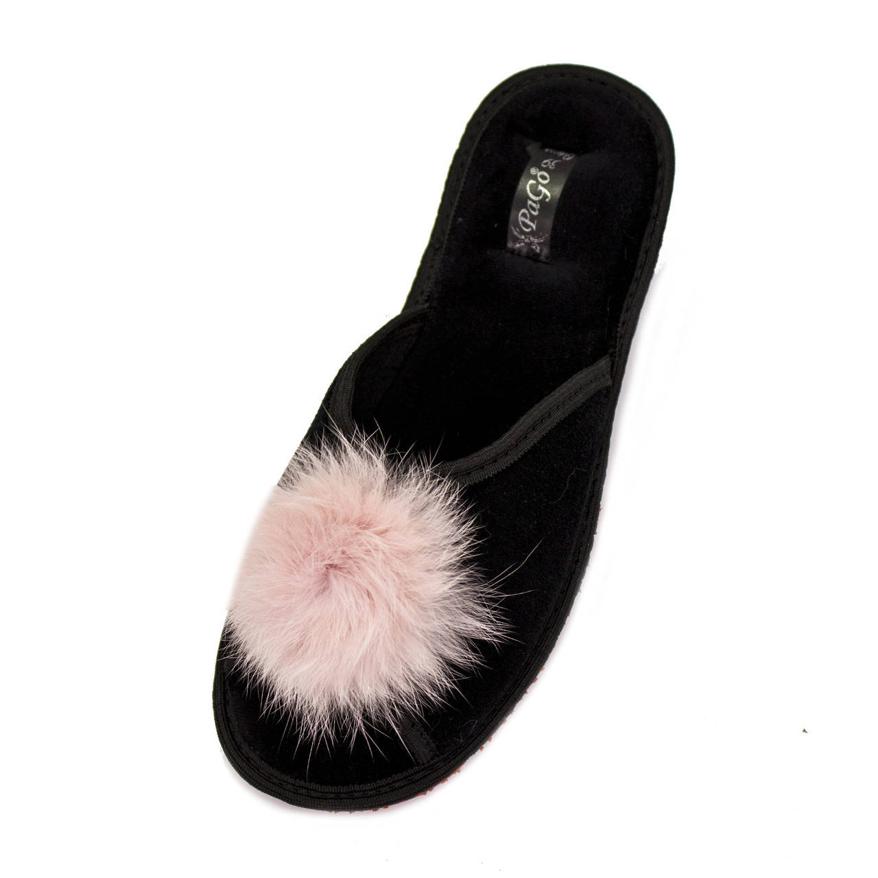 Тапочки женские открытые PaGo "Пушок бежевый"с натуральным мехом Черный 37
Тапочки женские открытые PaGo "Пушок бежевый"с натуральным мехом Черный 37