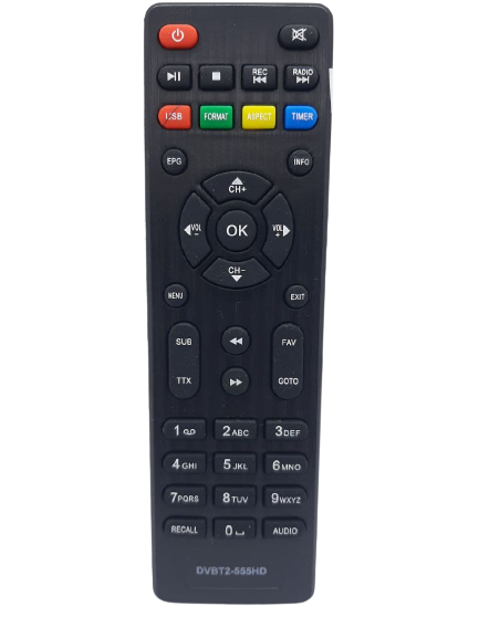 Пульт для приставки Т2 ROMSAT T8000HD/T8010HD/8020 HD/DVB T2 555HD + подбор пульта по модели телевизора, Черный
Пульт для приставки Т2 ROMSAT T8000HD/T8010HD/8020 HD/DVB T2 555HD + подбор пульта по модели телевизора, Черный