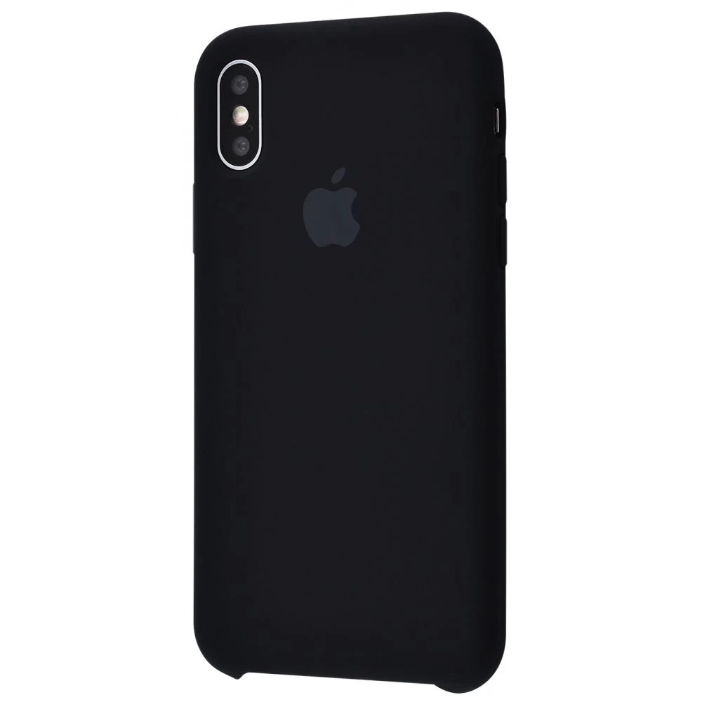 Силиконовый Чехол Накладка Silicone Case для iPhone X/XS Black, Черный 
Силиконовый Чехол Накладка Silicone Case для iPhone X/XS Black, Черный