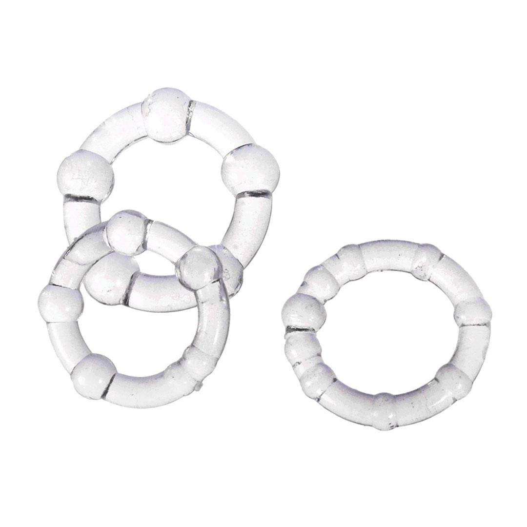 Набор эрекционных колец (3 шт.)
Набор эрекционных колец (3 шт.)