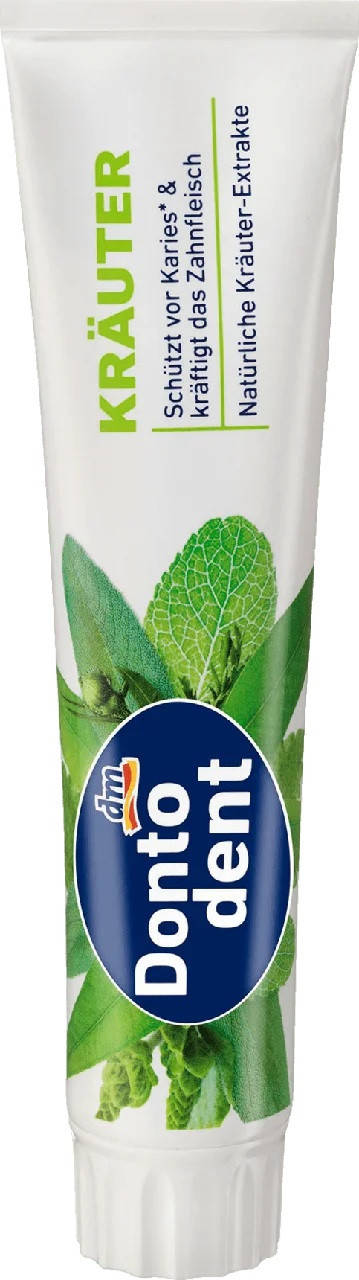 Зубная паста Dontodent Krauter на травах, 125мл
Зубная паста Dontodent Krauter на травах, 125мл