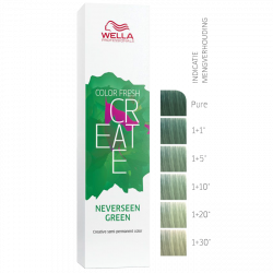 Оттеночная краска для ярких акцентов Wella Professional Color Fresh CREATE Neverseen Green
Оттеночная краска для ярких акцентов Wella Professional Color Fresh CREATE Neverseen Green
