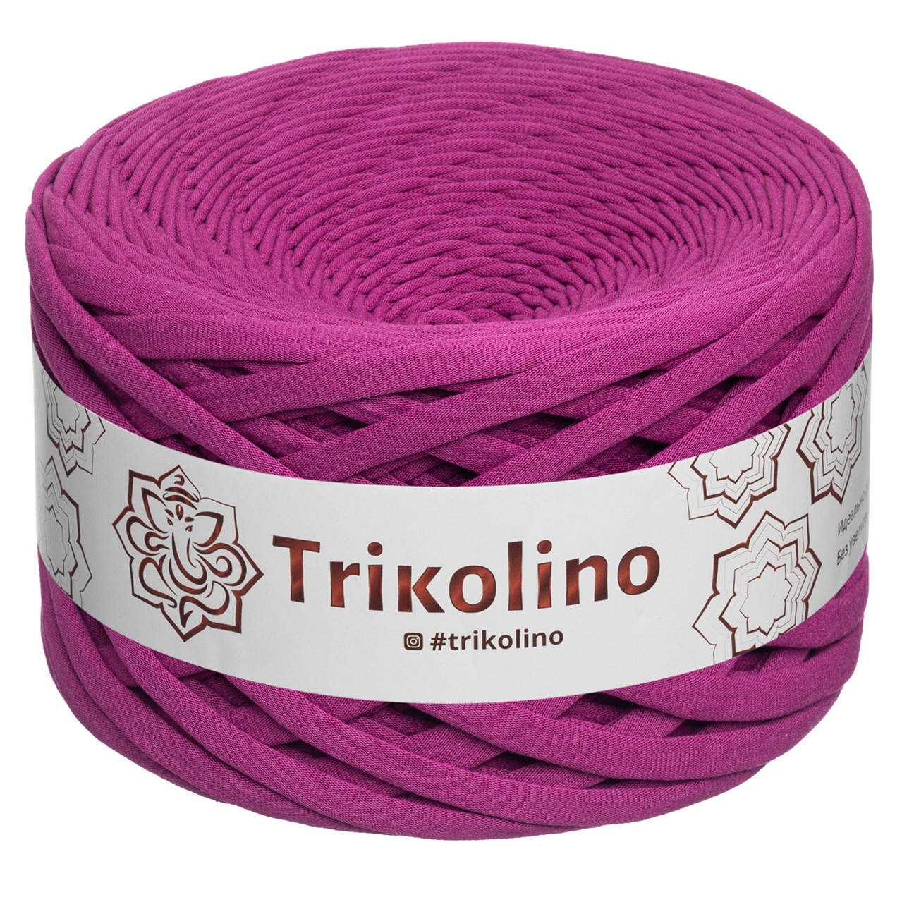 Трикотажна пряжа Trikolino, ширина нитки 7-9 мм., довжина мотка 100 м., Рожева фуксія, Фуксия
Трикотажна пряжа Trikolino, ширина нитки 7-9 мм., довжина мотка 100 м., Рожева фуксія, Фуксия
