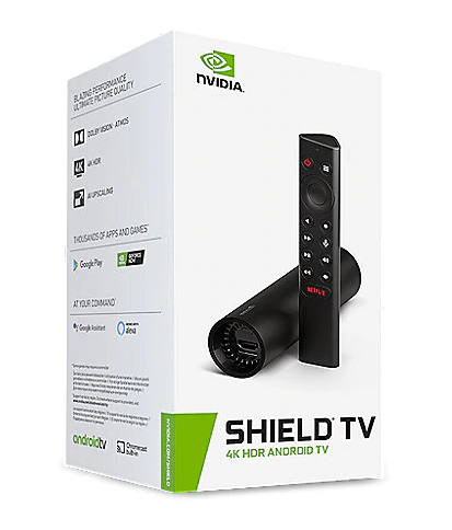 NVIDIA Shield TV 4K HDR Android TV (Shield TV P3430 + Shield Remote P3700) (945-13430-2505-000)
NVIDIA Shield TV 4K HDR Android TV (Shield TV P3430 + Shield Remote P3700) (945-13430-2505-000)