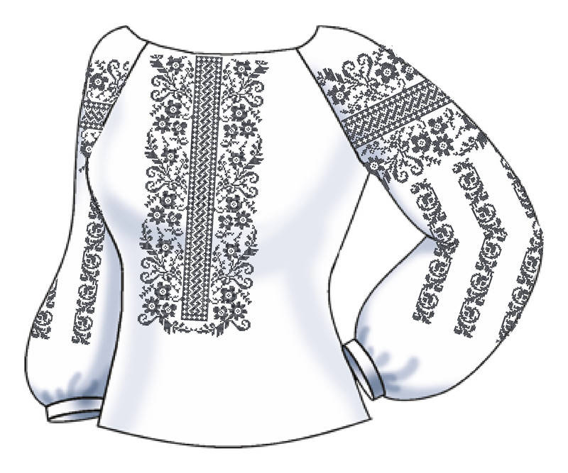 СВЖ-70. Заготовка Жіноча сорочка
СВЖ-70. Заготовка Жіноча сорочка