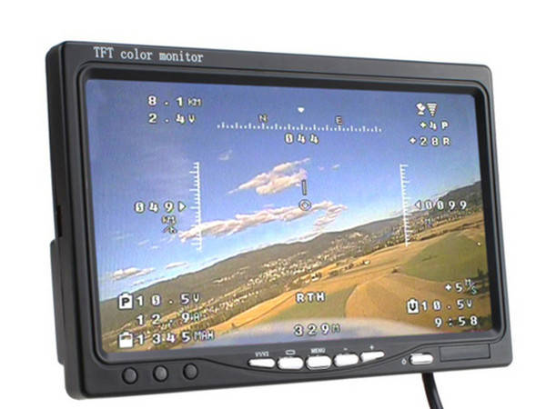 Портативный монитор FPV 7" Readytosky 1024x600 без приёмника для радиоуправляемых моделей RC
Портативный монитор FPV 7" Readytosky 1024x600 без приёмника для радиоуправляемых моделей RC