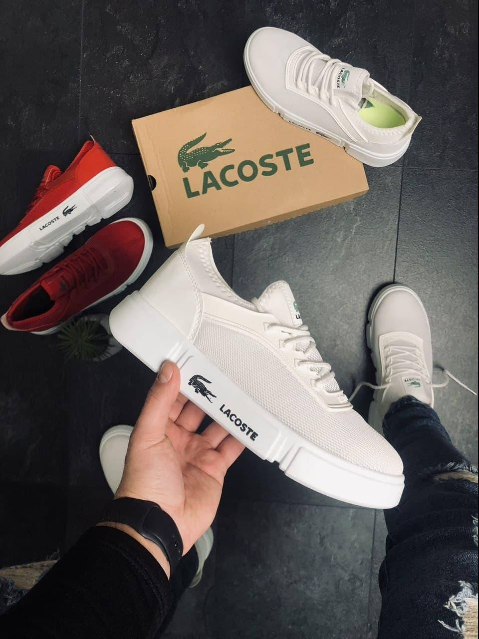 Легкие кроссовки LACOSTE White в 7+ расцветках!!! | рр.40-44 | lacosta кросівки в сітку лакост лакоста легкі
Легкие кроссовки LACOSTE White в 7+ расцветках!!! | рр.40-44 | lacosta кросівки в сітку лакост лакоста легкі