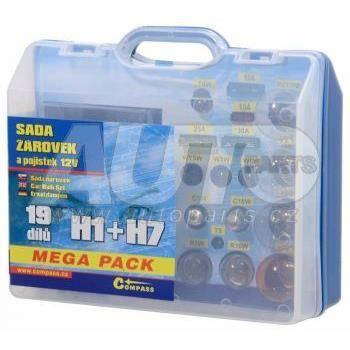 Лампочки сервисный набор MEGA H7/H1 для Skoda
