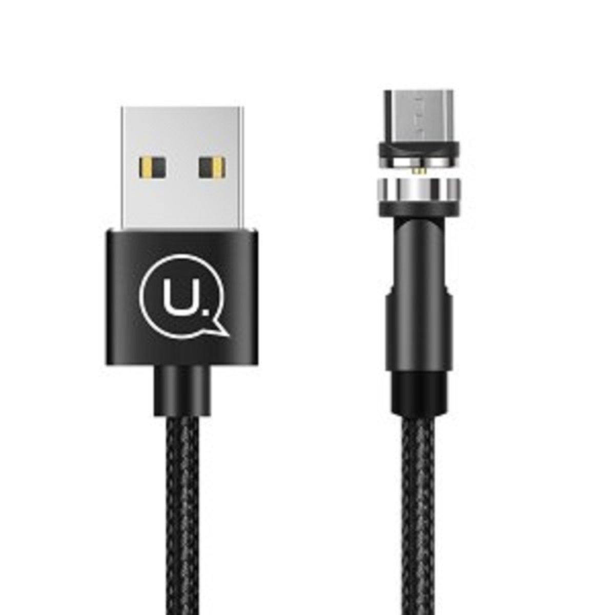 Кабель Usams US-SJ474 U59 Micro Rotatable Magnetic Charging Cable 1m Black, Черный
Кабель Usams US-SJ474 U59 Micro Rotatable Magnetic Charging Cable 1m Black, Черный